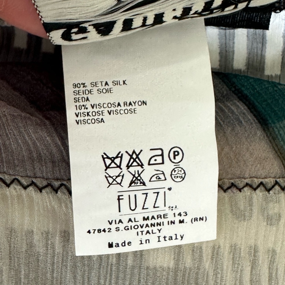 NWOT Jean Paul Gaultier Silk Tunic Caftan with Buttons and Woven Bottom Size S - Picture 5 of 10